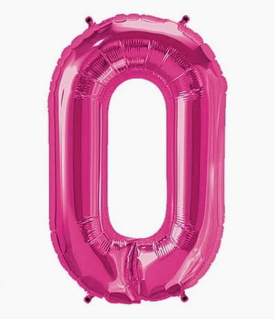 34" Magenta Letter: O