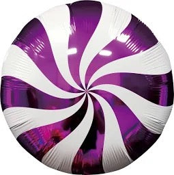 18" Candy Swirl: Purple