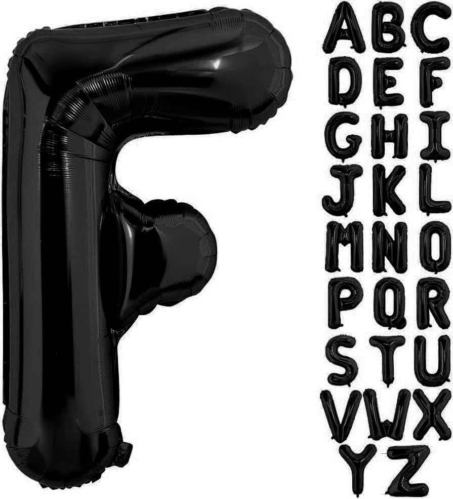 40” Black Letters: F