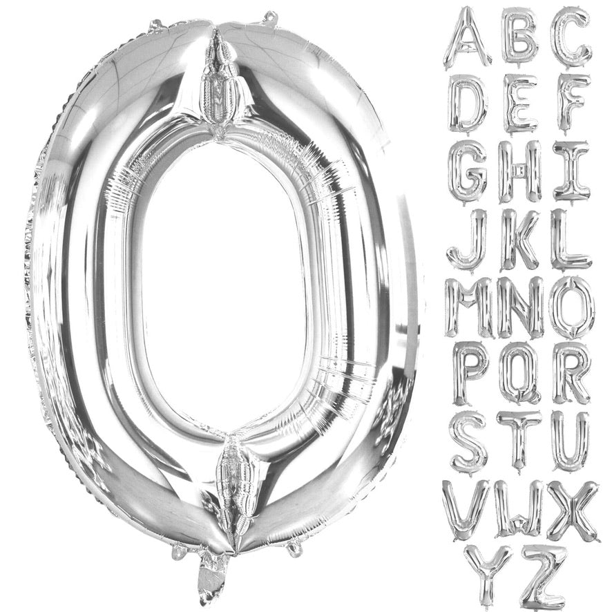 40” Silver Letters: O
