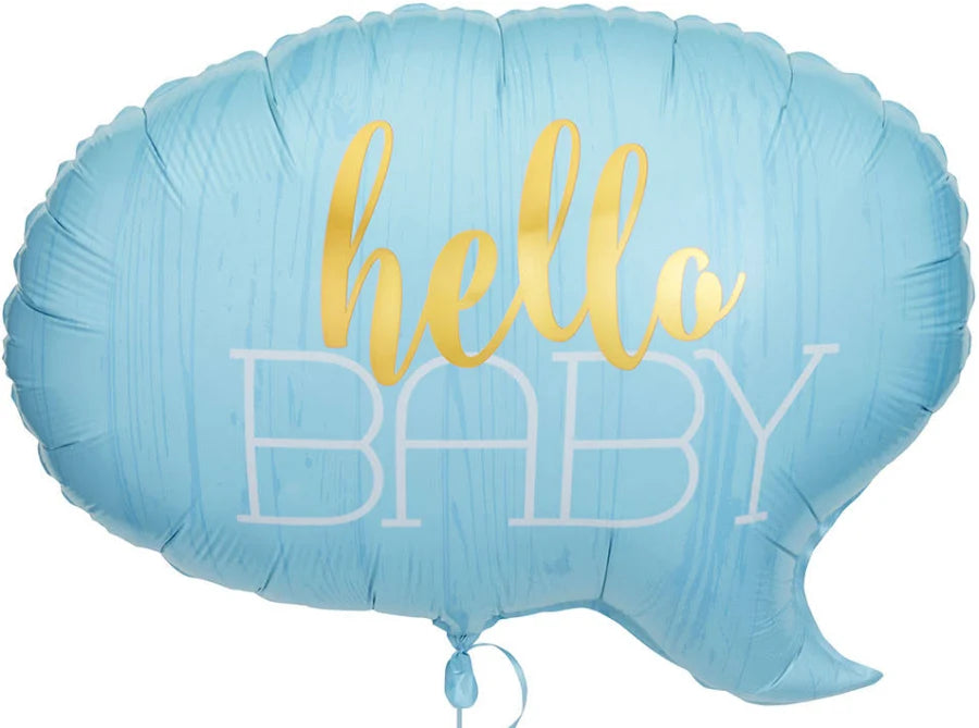 24" Hello Baby Blue