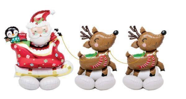 Airloonz Kit Santa & Reindeer