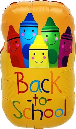 25" Back to school: Crayon Box