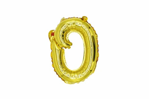 18" Gold Cursive Letter: O