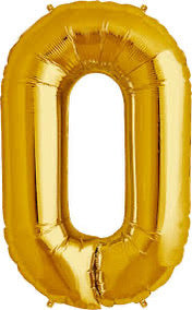 32" Gold Letter: O