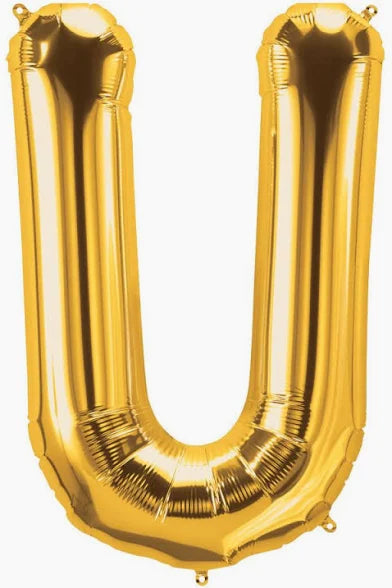 16" Gold Letter: U