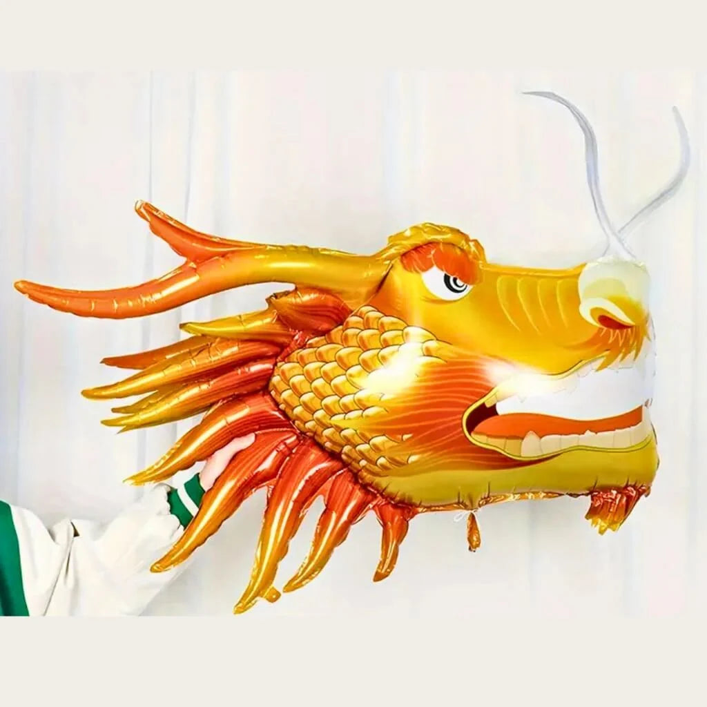 33" Chinese Dragon Head