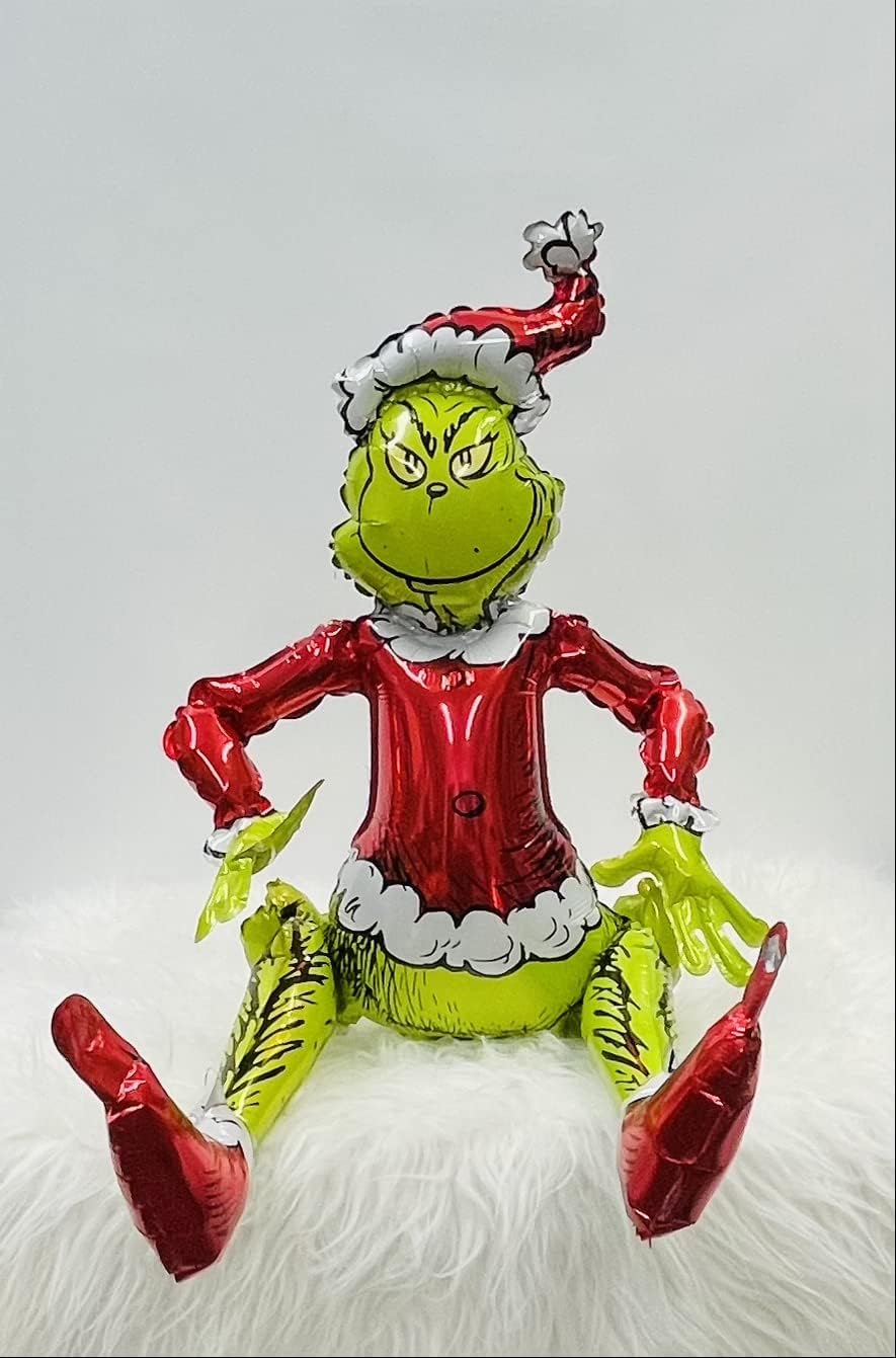 Sitting Santa Grinch