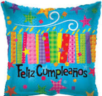 18" Feliz Cumpleanos