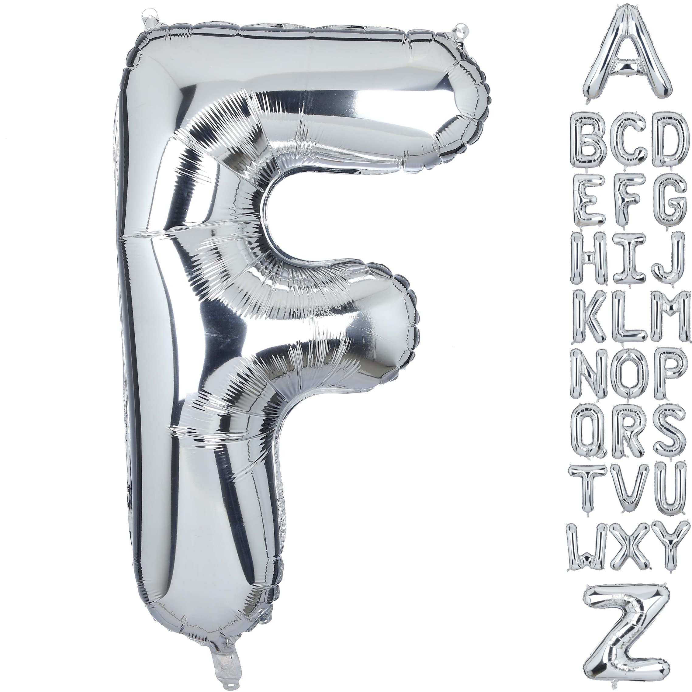 40” Silver Letters: F
