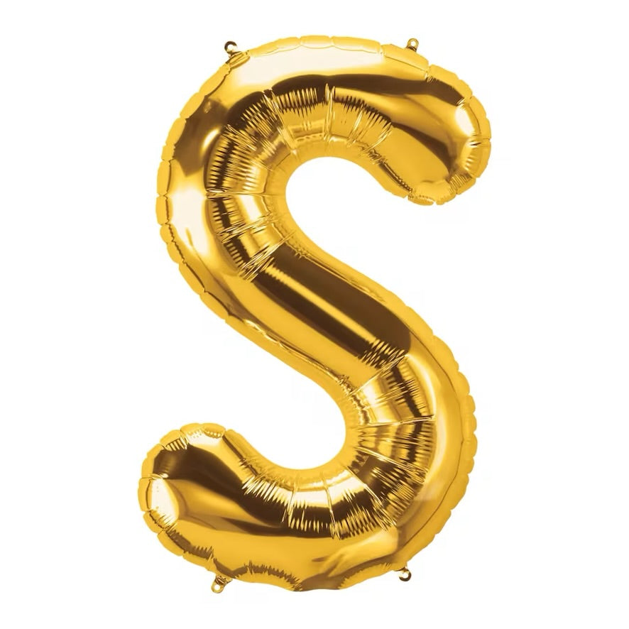 32" Gold Letter: S