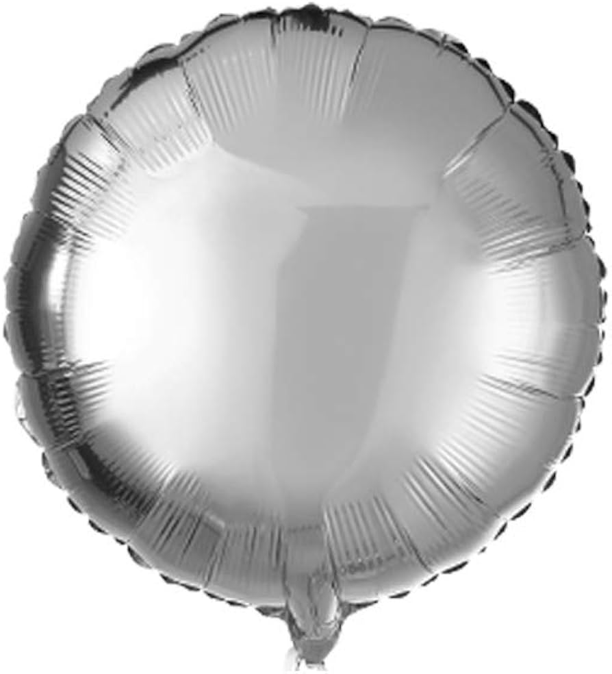 Lucky Foil: 24" Round Silver