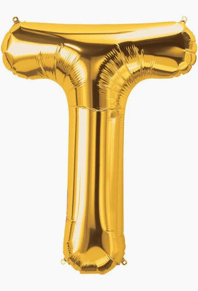 16" Gold Letter: T