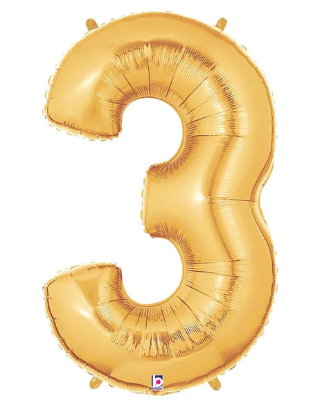 Betallic 16" Gold Number 3