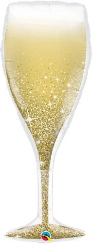 39" Champagne Glass Microfoil