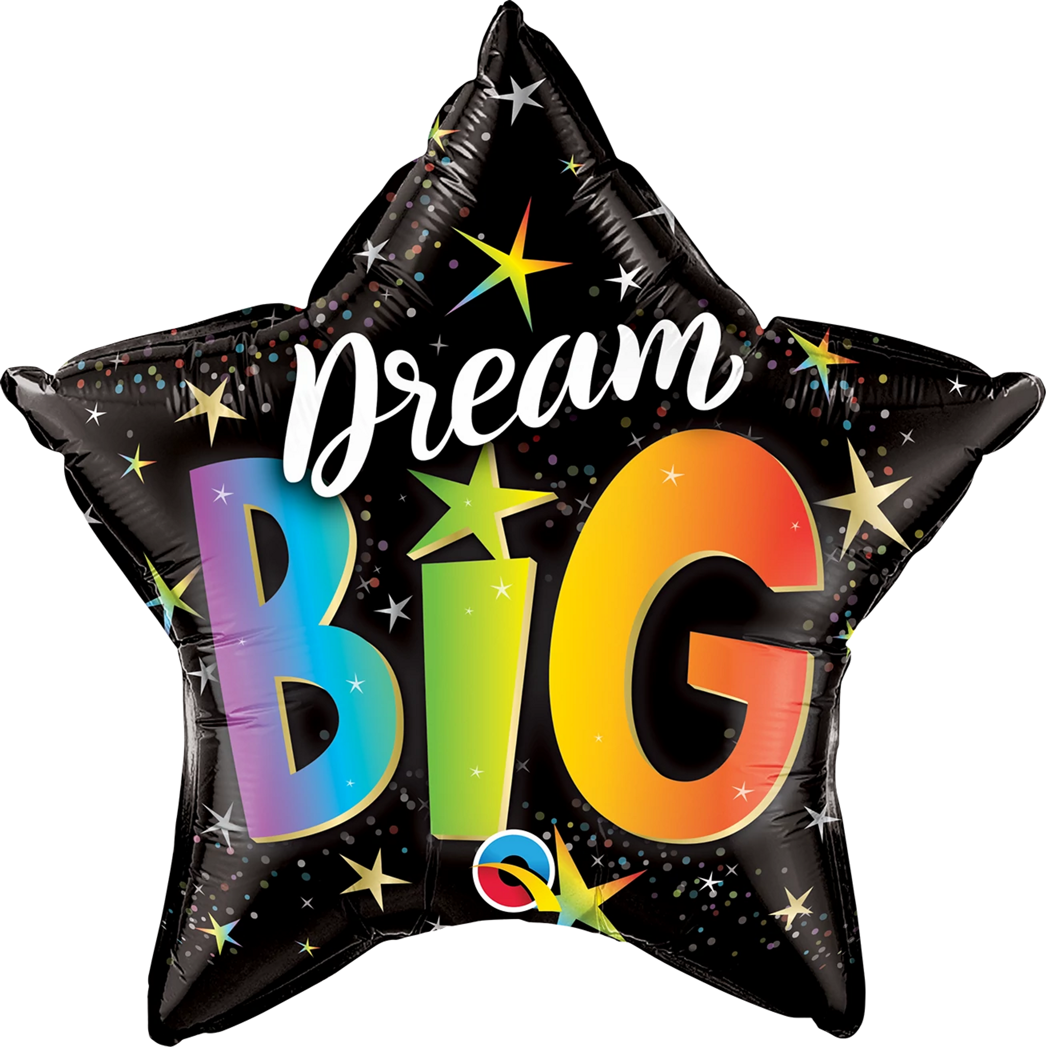 20" Dream Big Rainbow Star Foil