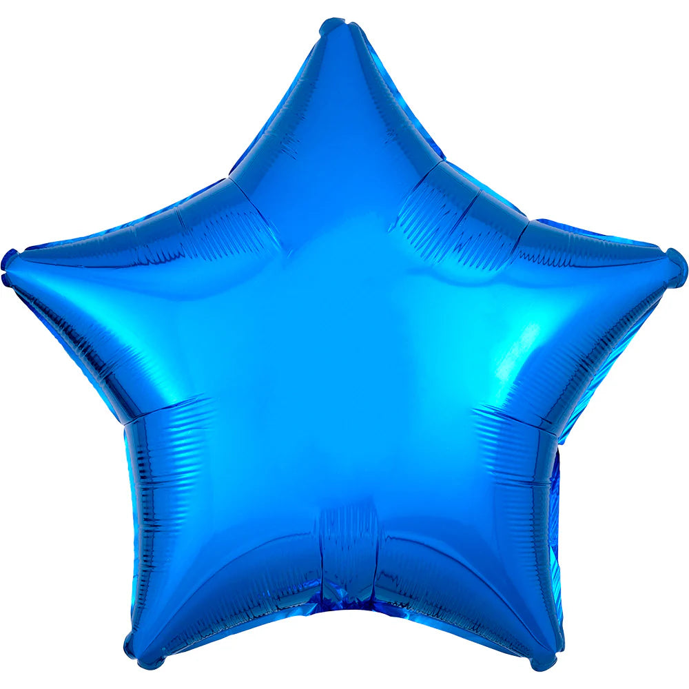 Lucky Foil: 19" Star Royal Blue