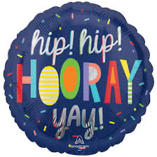 18" Hip Hip Hooray