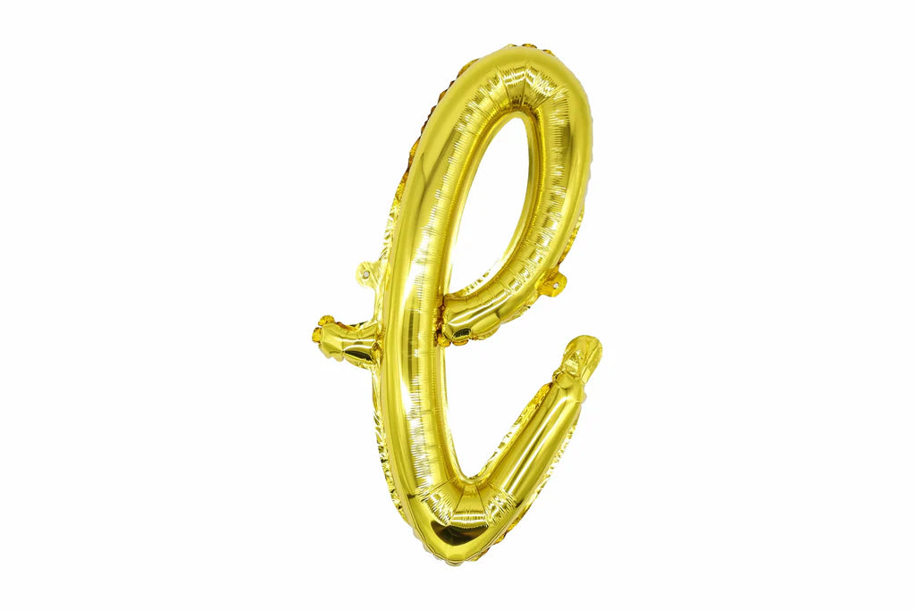 18" Gold Cursive Letter: L