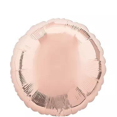 Lucky Foil: 24" Round Rose Gold