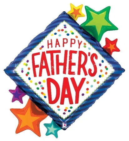 38" Father's Day Diamond Stars