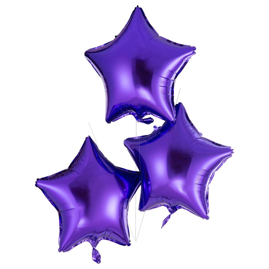 Lucky Foil: 24" Star Purple