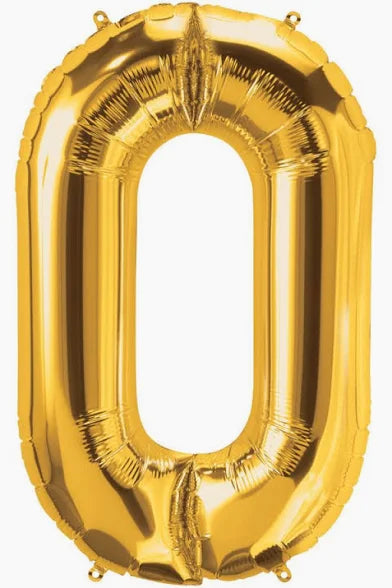 16" Gold Letter: O