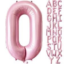 16” Baby Pink Letter: O