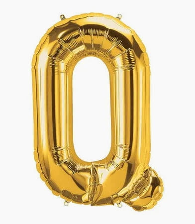 16" Gold Letter: Q