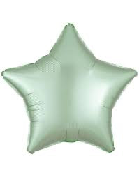 18" Star: Satin Green