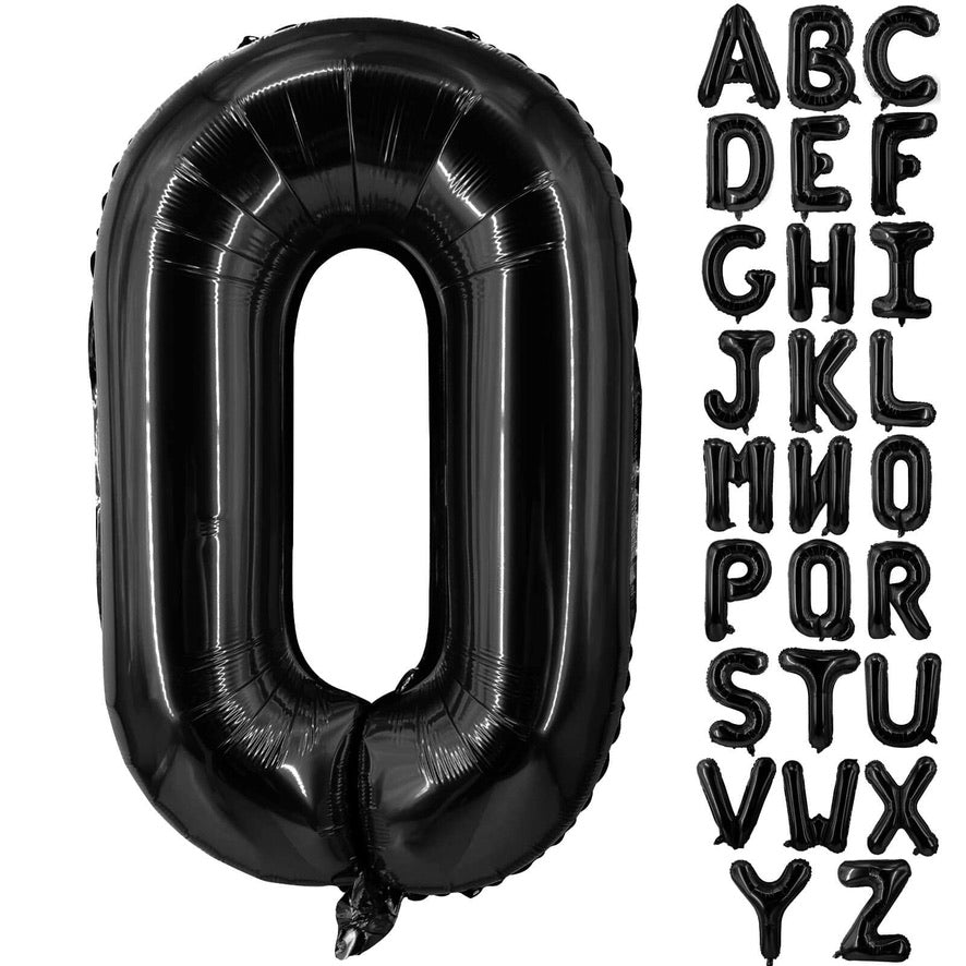 40” Black Letters: O
