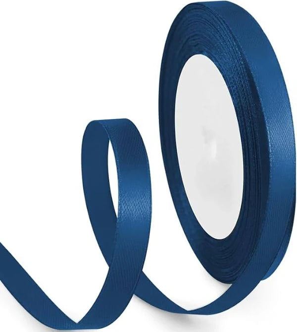 100 Yards Satin Ribbon: Navy