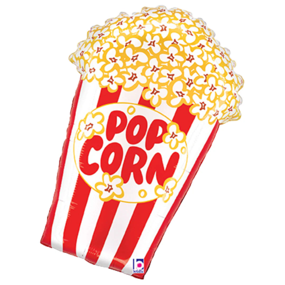 30" Betallic Popcorn Box Foil Balloon