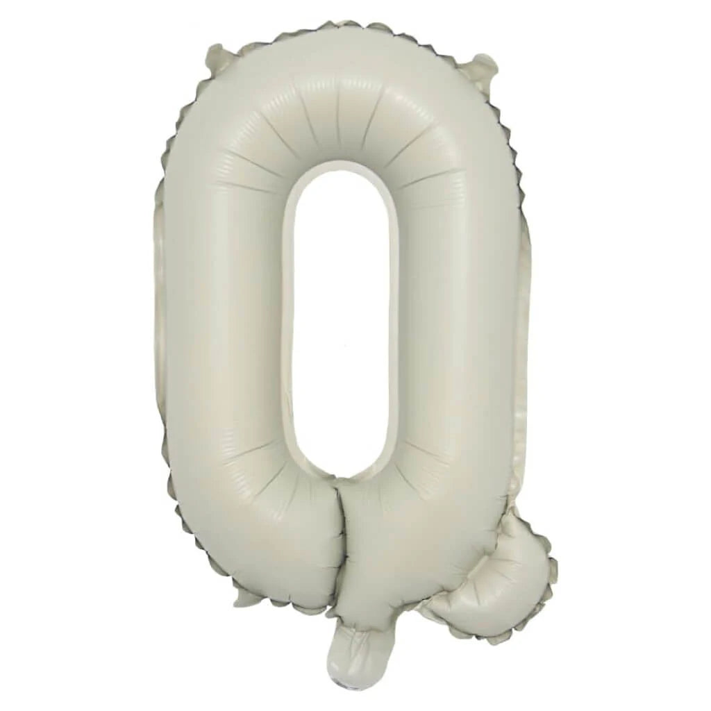 16” Cream Letter: Q