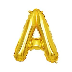 32" Gold Letter: A
