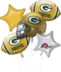 NFL Balloon Bouquet: Green Bay Packers
