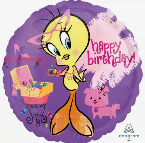 18" Tweety: Happy Birthday