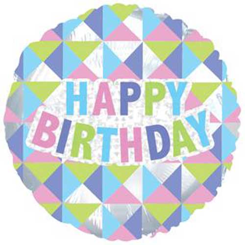 18" Happy Birthday Colorful