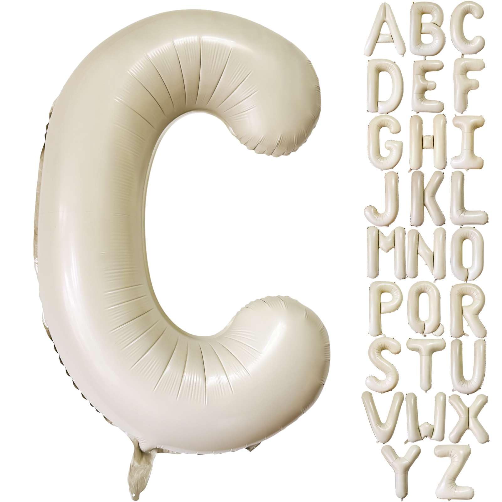 40" Cream Letter: C