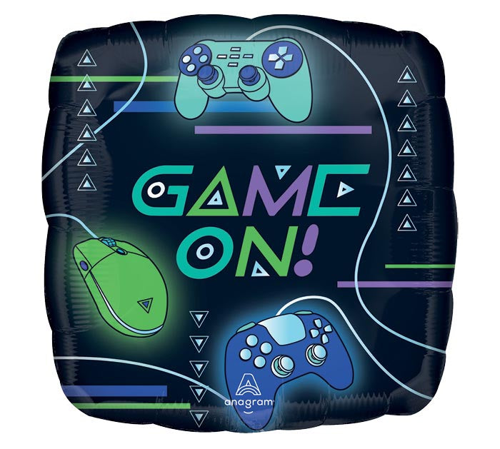 17" Game On Foil Balloon