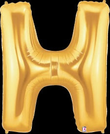 Betallic 16" Gold Letter H