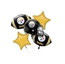 NFL Balloon Bouquet: Pittsburgh Steelers