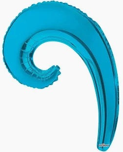 14" Kurly Wave Caribbean Blue