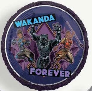 18" Black Panther Wakanda Forever