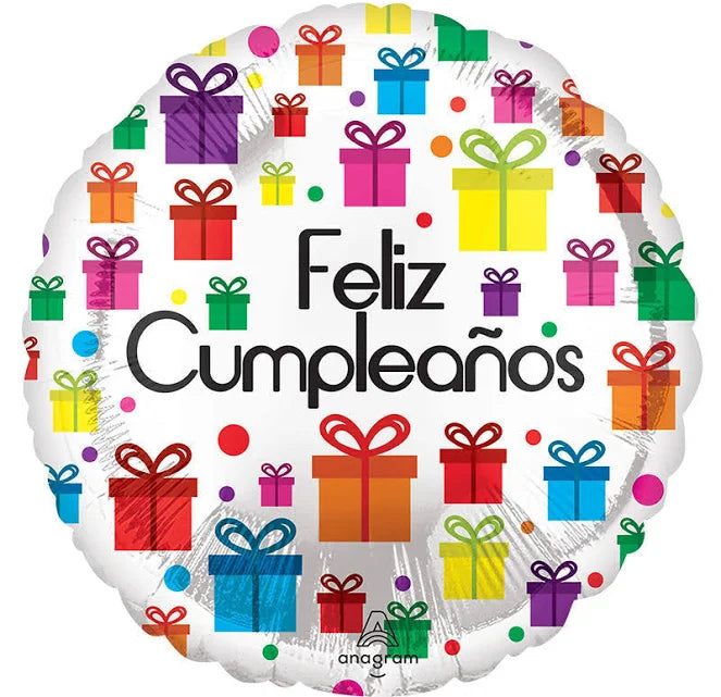 18" Feliz Cumpleanos