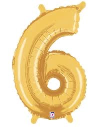 Betallic 16" Gold Number 6