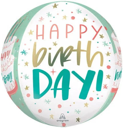 16" Happy Birth day cake day