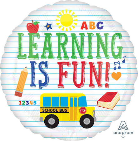 18" Back to school: Learning is fun