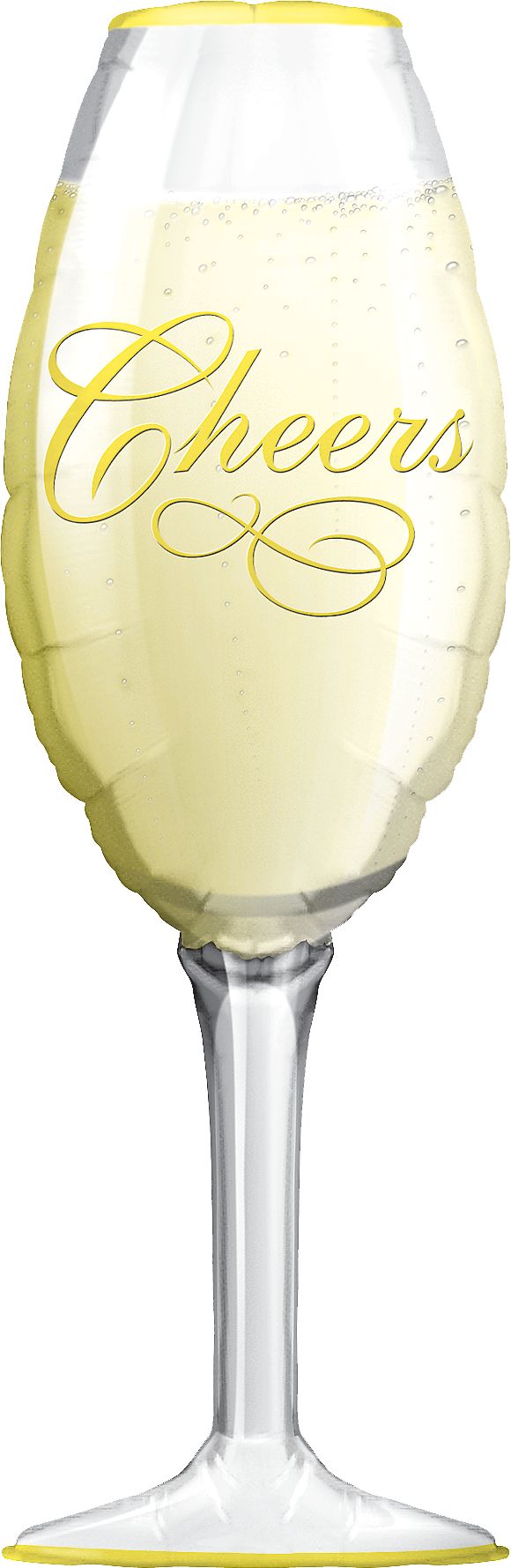 38" Champagne Glass Cheers