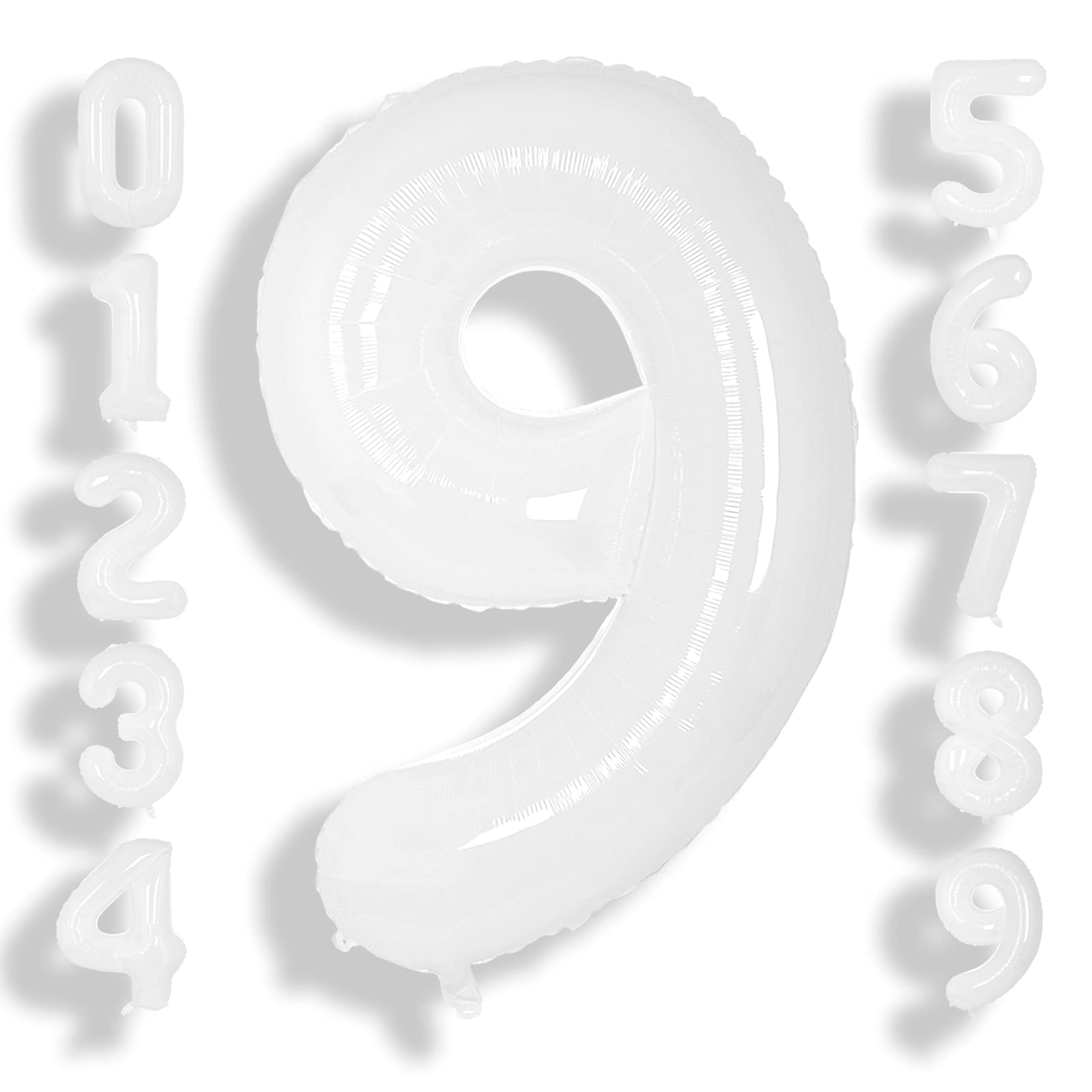 40" Cymylar White Number #9